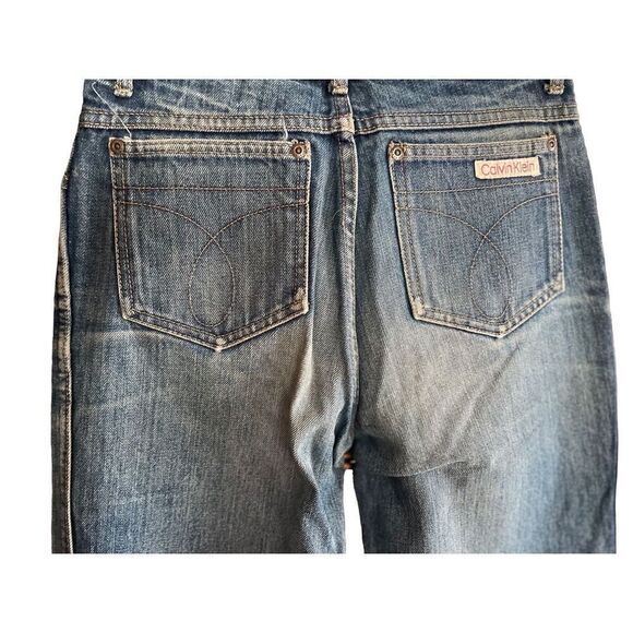Calvin Klein Vintage 80’s/90’s Era Straight Leg Medium Wash Straight Leg Jeans 2 - Picture 4 of 11